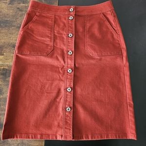 Liz Claiborne Dark Orange Skirt.